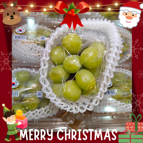 Korea Shine Muscat Green Grape [300G/Pack]-Grapes-MBG Fruit Shop