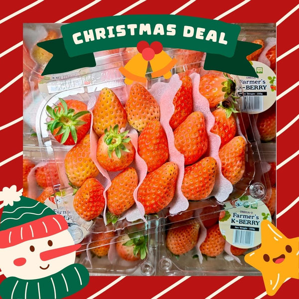 Korea Strawberry [250G/Pack]-Berries-MBG Fruit Shop
