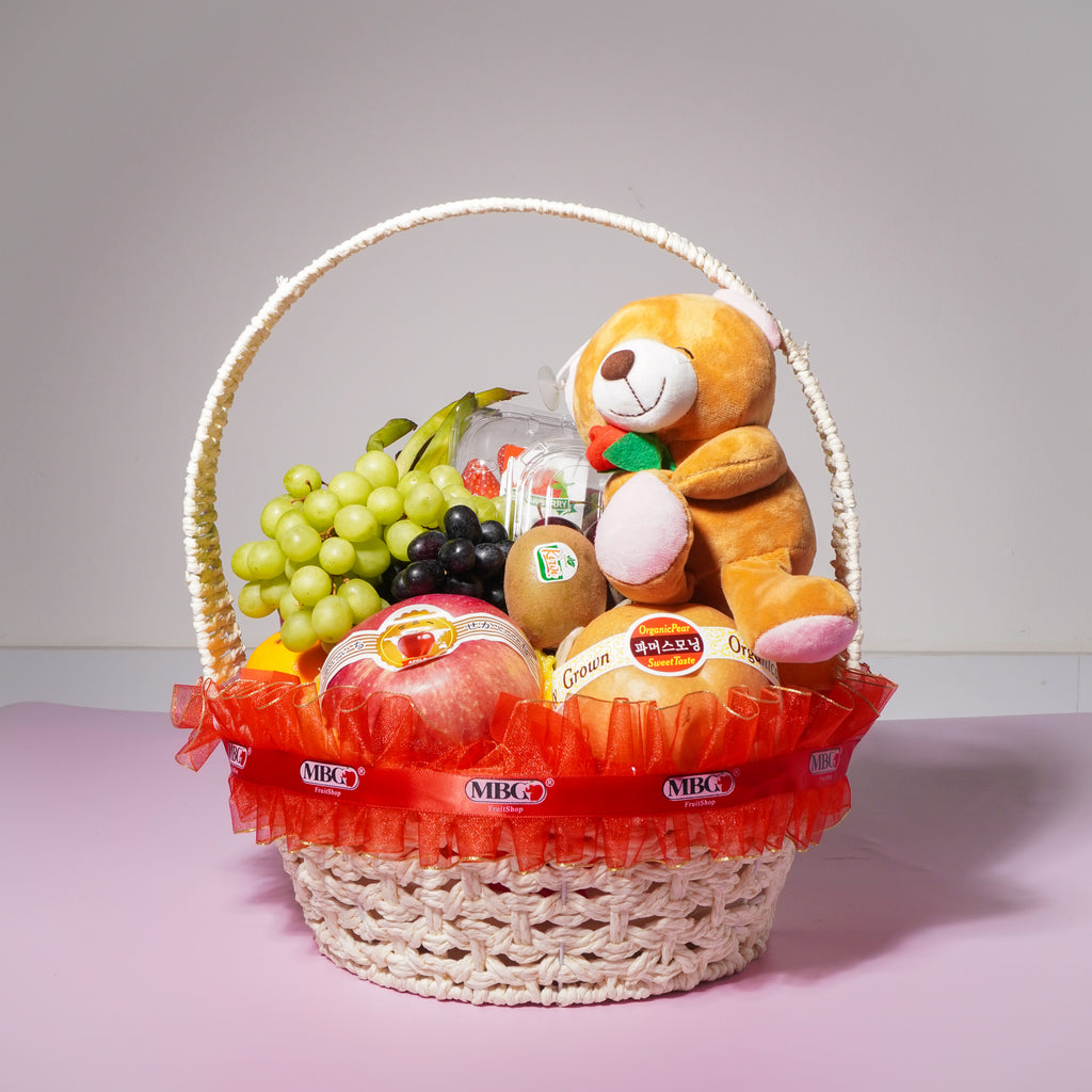Lovely Moments Fruit Basket (9 Types of Fruits)-MBG Fruit Shop