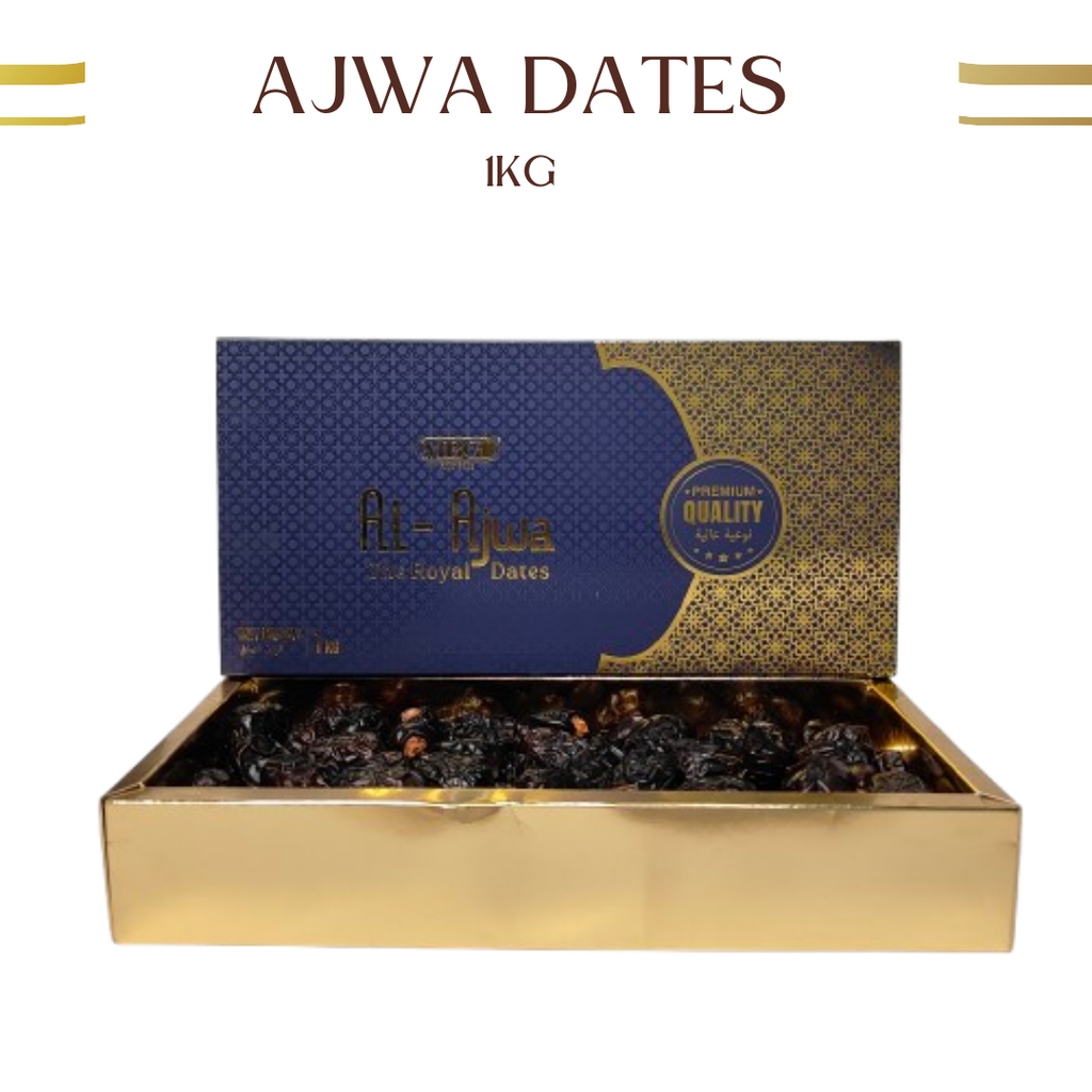 MBG Ajwa Dates [1Kg/Pack]-Dates-MBG Fruit Shop