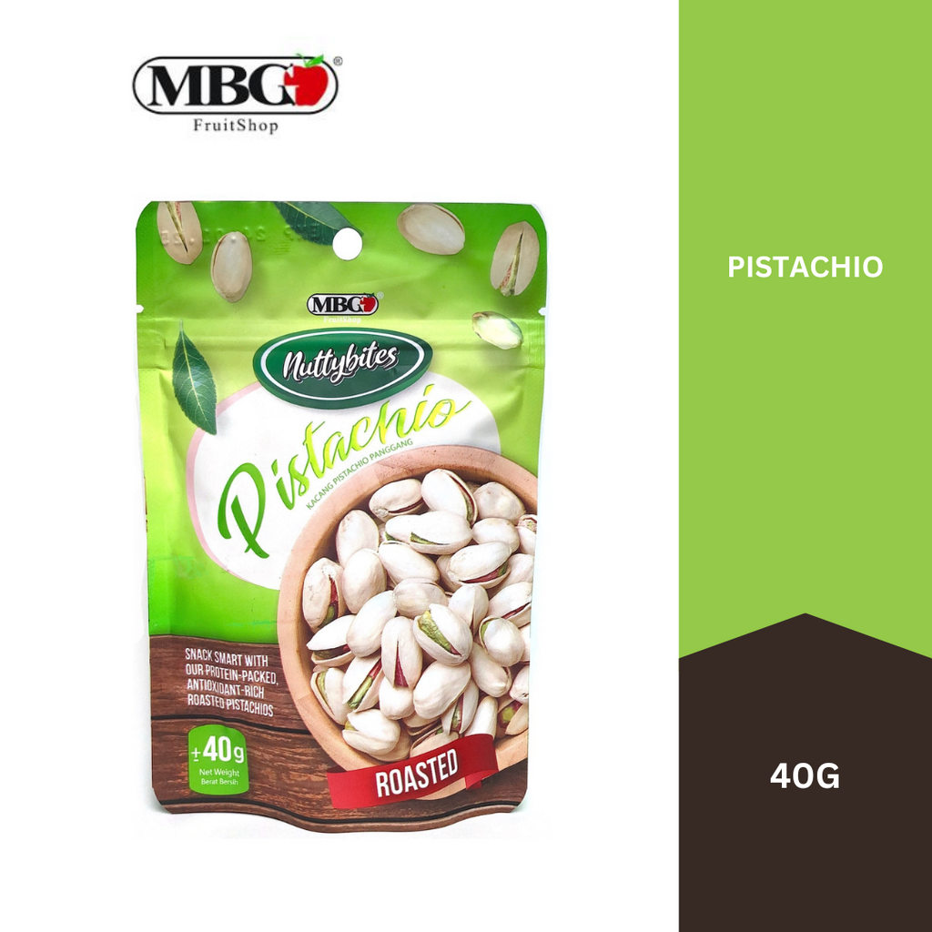 MBG Roasted Pistachio Nuts NuttyBites ±40g-Others-MBG Fruit Shop