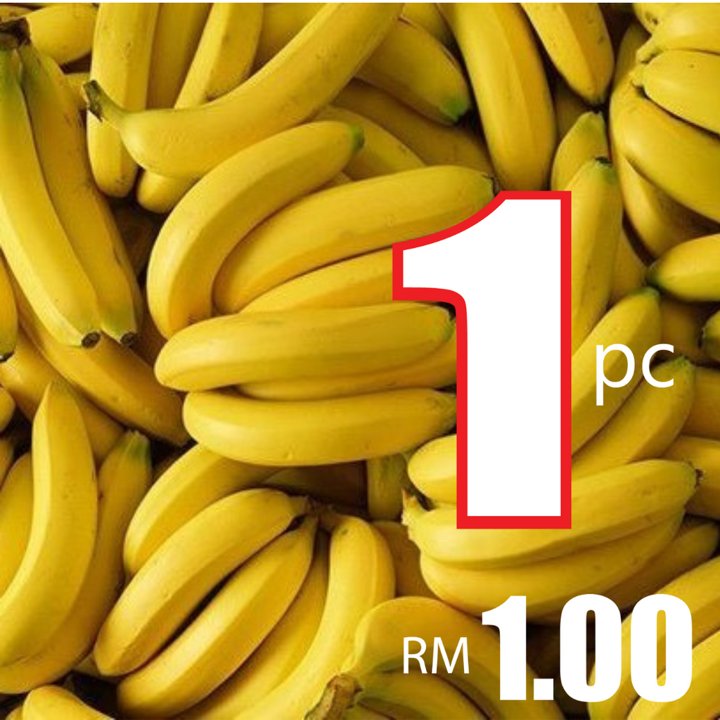 Malaysia Banana Cavendish (1 Pc)-Exotic Fruits-MBG Fruit Shop