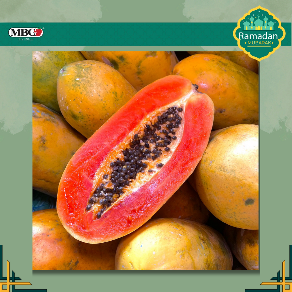 Malaysia Papaya Hong Kong [+/-1.6Kg]-Exotic Fruits-MBG Fruit Shop