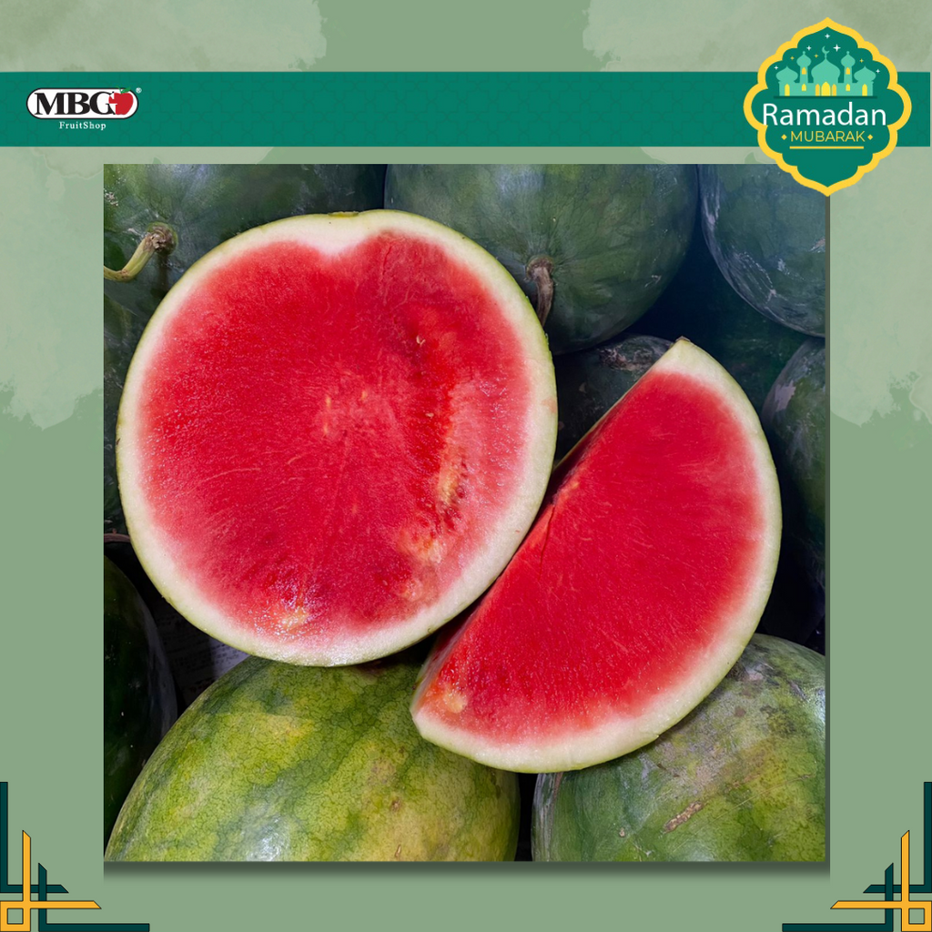 Malaysia Red Watermelon [+/-4.0Kg]-Exotic Fruits-MBG Fruit Shop