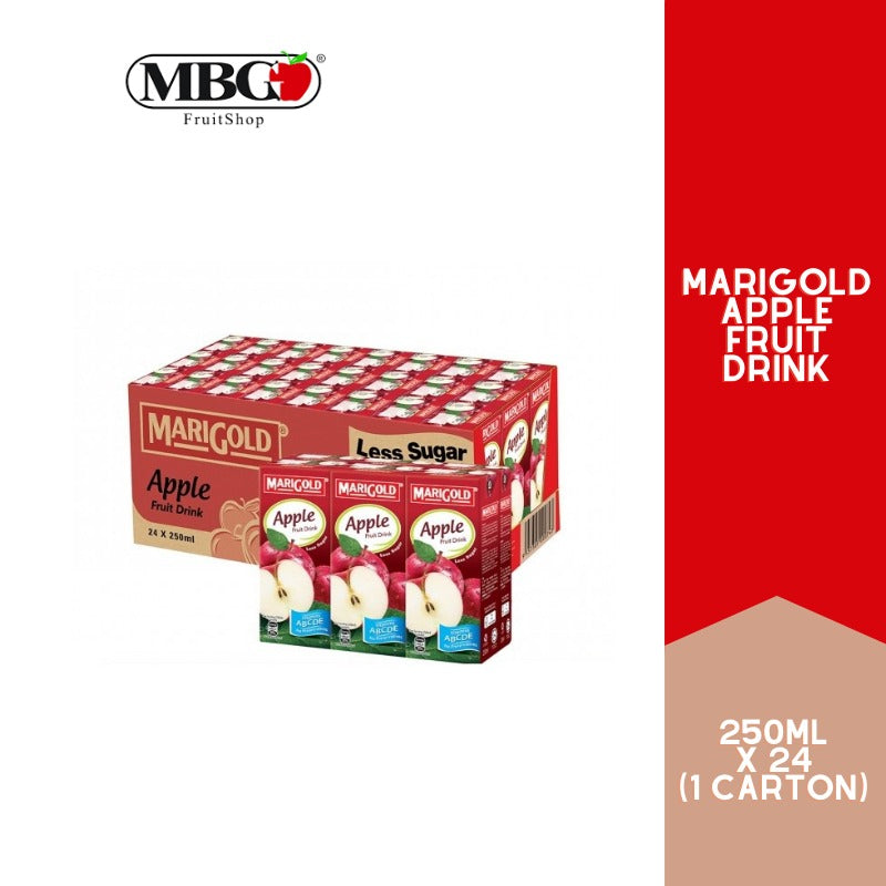 Marigold Apple Fruit Drink [24 x 250ml] - 1 Carton-CNY Special-MBG Fruit Shop