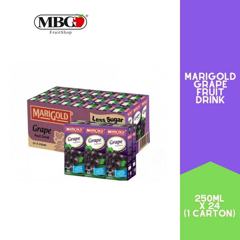 Marigold Grape Fruit Drink [24 x 250ml] - 1 Carton-CNY Special-MBG Fruit Shop
