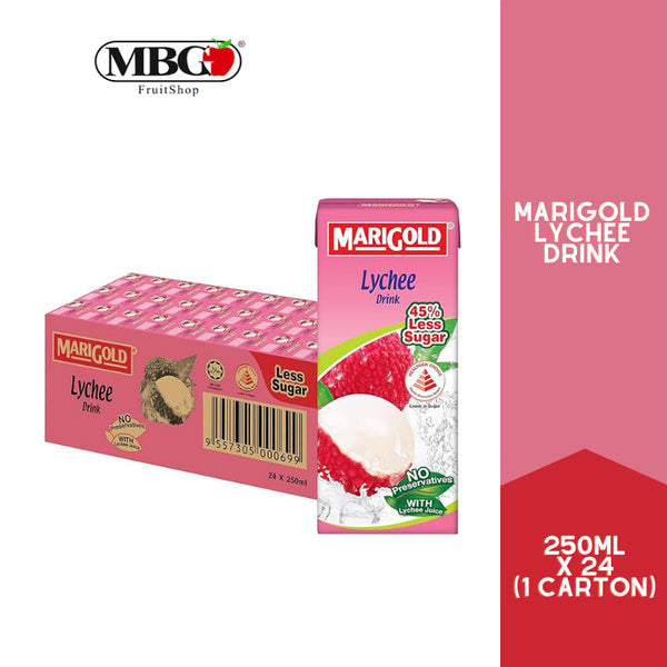 Marigold Lychee Fruit Drink [24 x 250ml] - 1 Carton-CNY Special-MBG Fruit Shop