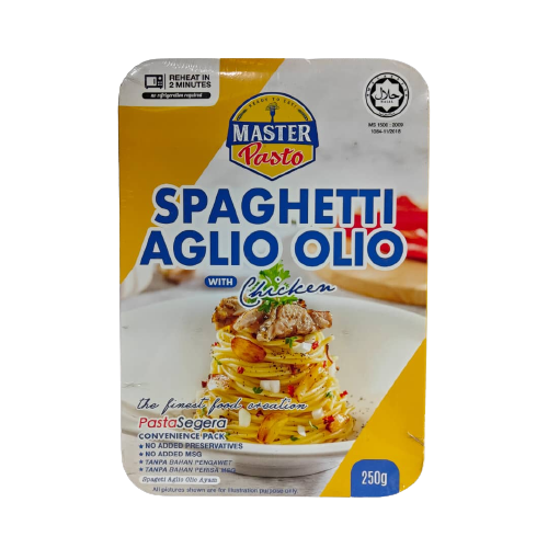 Master Pasto Spaghetti Aglio Olio With Chicken [250G]-MBG Fruit Shop