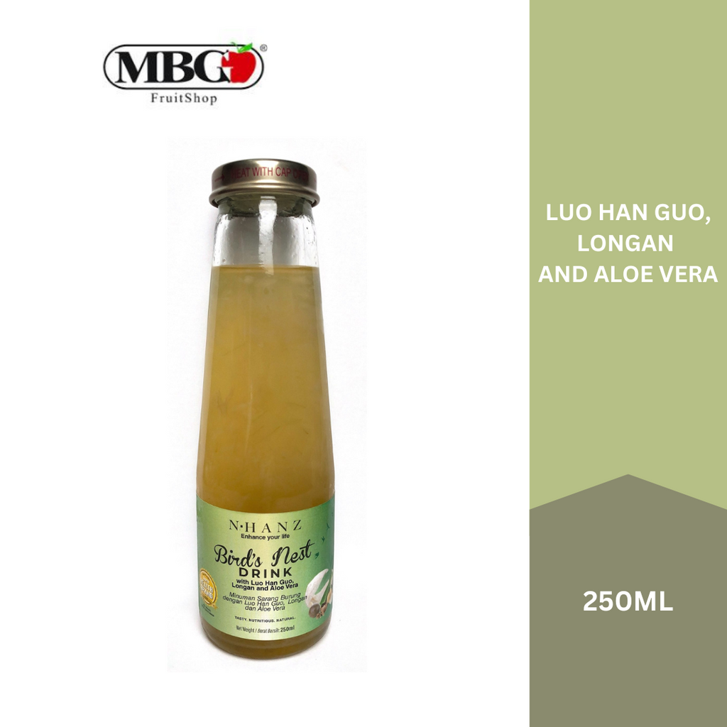 NHanz Bird's Nest Drink with Luo Han Guo, Longan and Aloe Vera (250ML)-Fruit Juice-MBG Fruit Shop