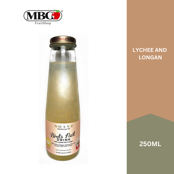 NHanz Bird's Nest Drink with Lychee and Longan (250ML)-Fruit Juice-MBG Fruit Shop