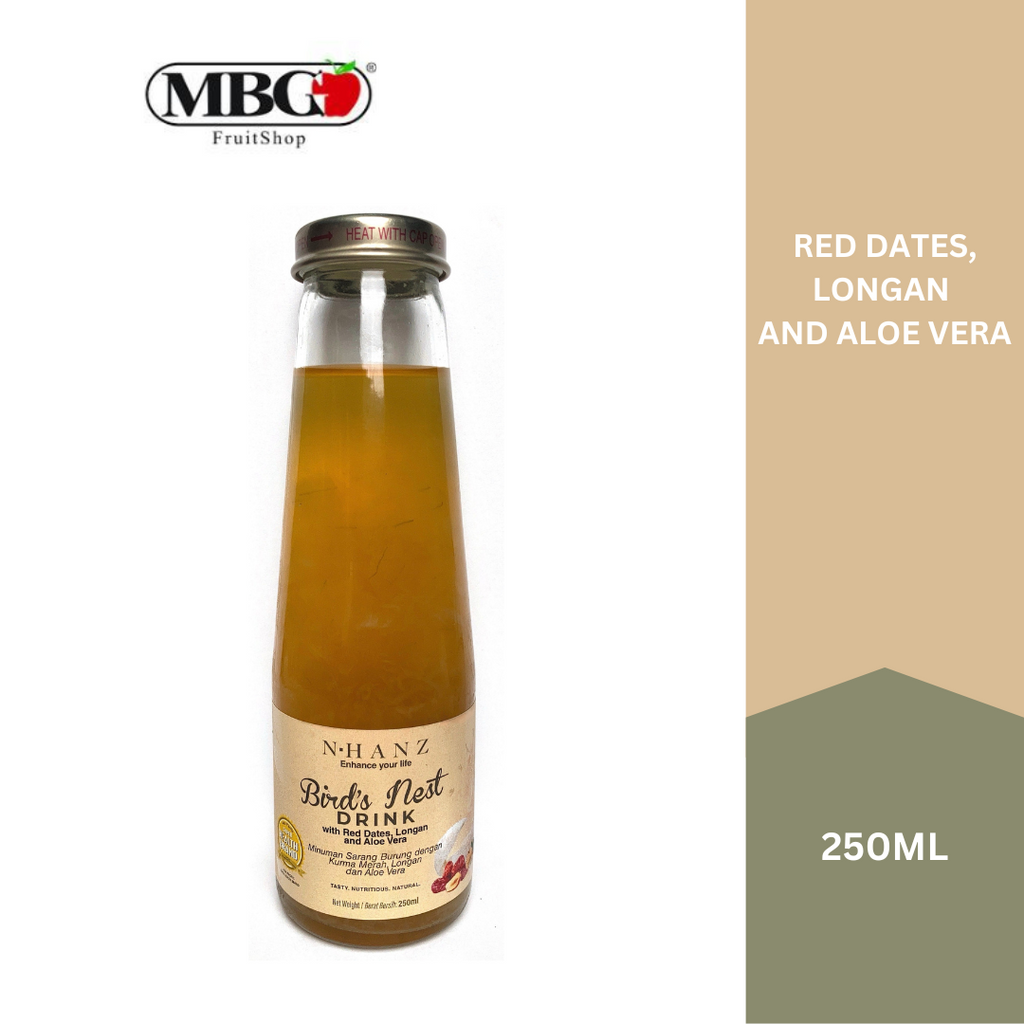 NHanz Bird's Nest Drink with Red Dates, Longan and Aloe Vera (250ML)-Fruit Juice-MBG Fruit Shop