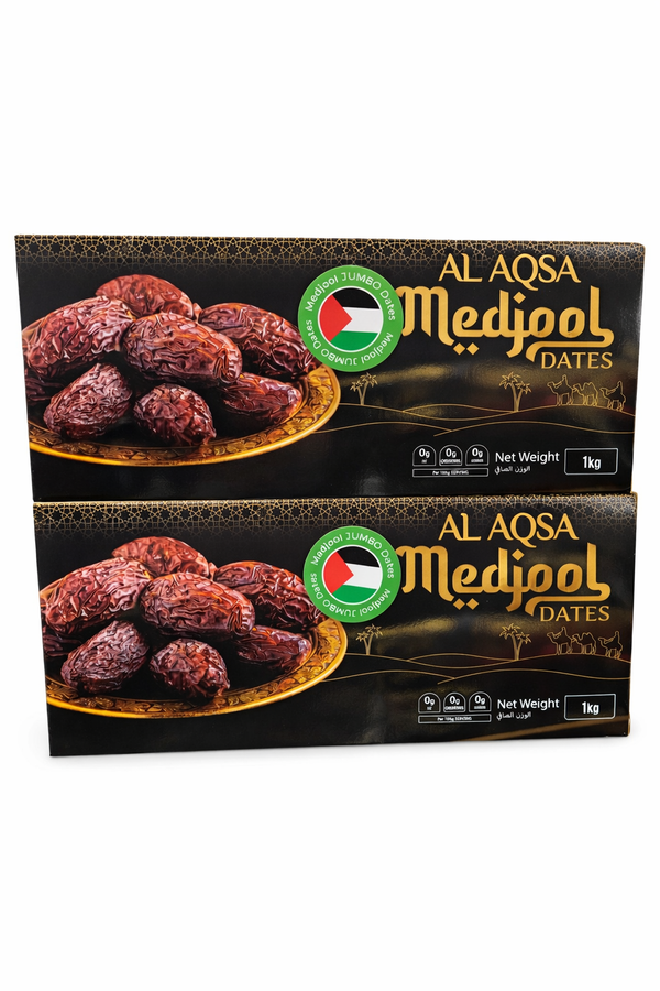 Palestine Al-Aqsa Medjool Dates [1kg/Pack]-Dates-MBG Fruit Shop