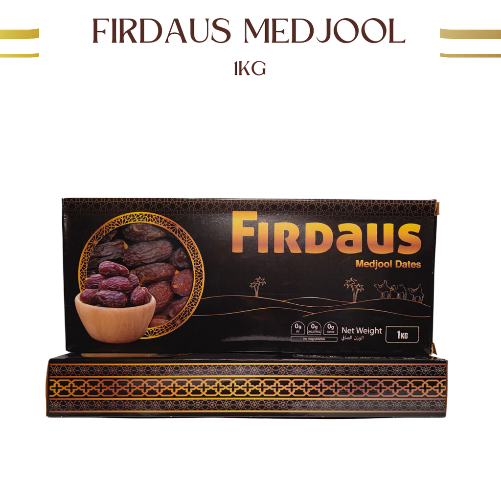 Palestine Firdaus Medjoul Dates [1Kg/Pack]-Dates-MBG Fruit Shop