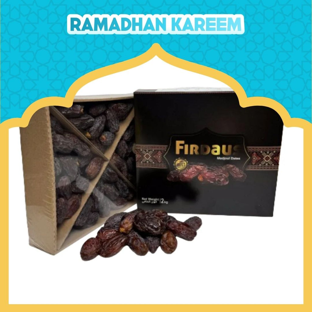 Palestine Firdaus Medjoul Dates [5Kg/Pack]-Dates-MBG Fruit Shop