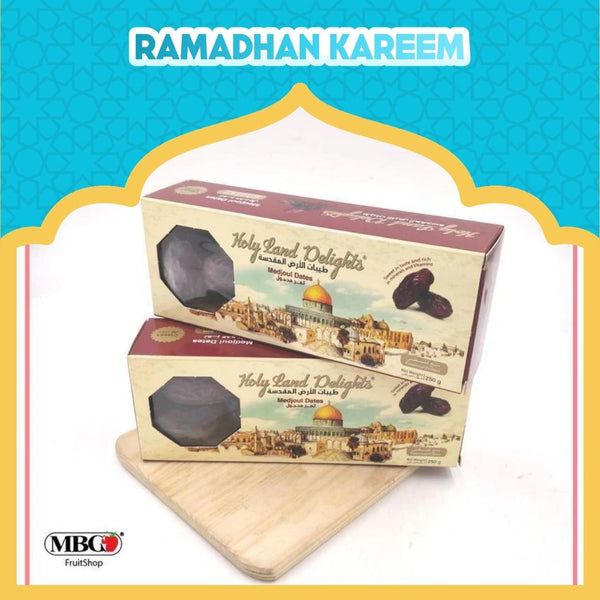 Palestine Holyland Medjool Jumbo Dates-Stone Fruits-MBG Fruit Shop