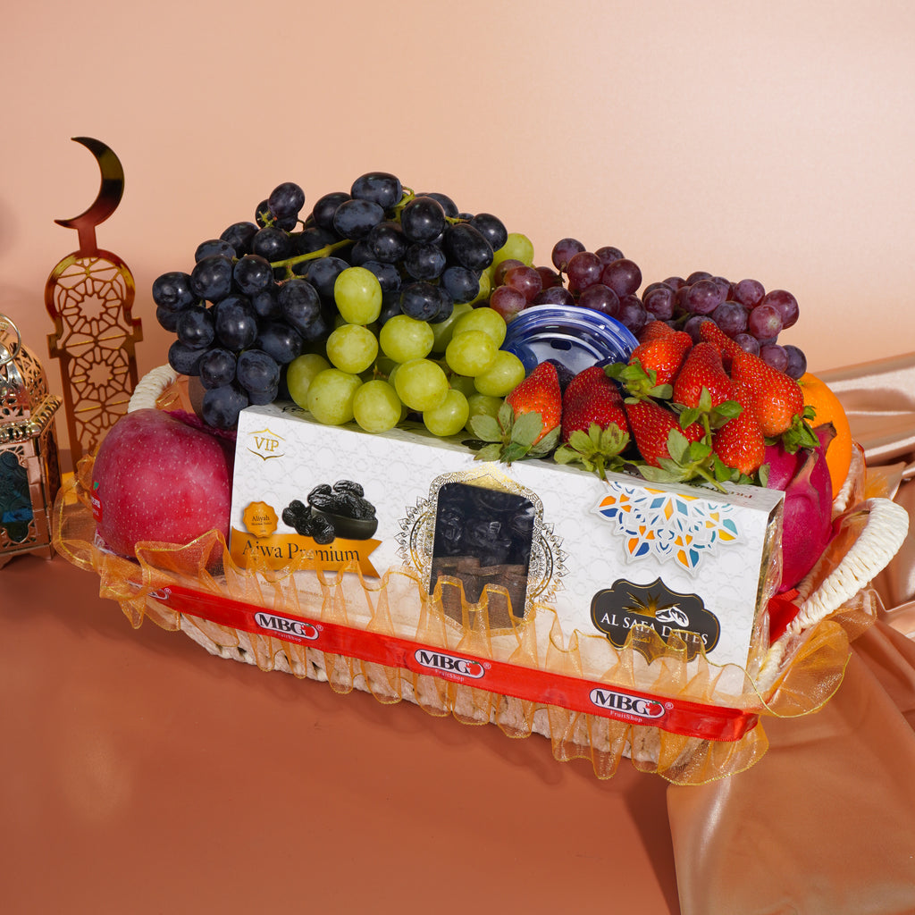 Raya 2026 - Lebaran Aidilfitri Fruit Basket Hamper (11 types of fruits)-MBG Fruit Shop