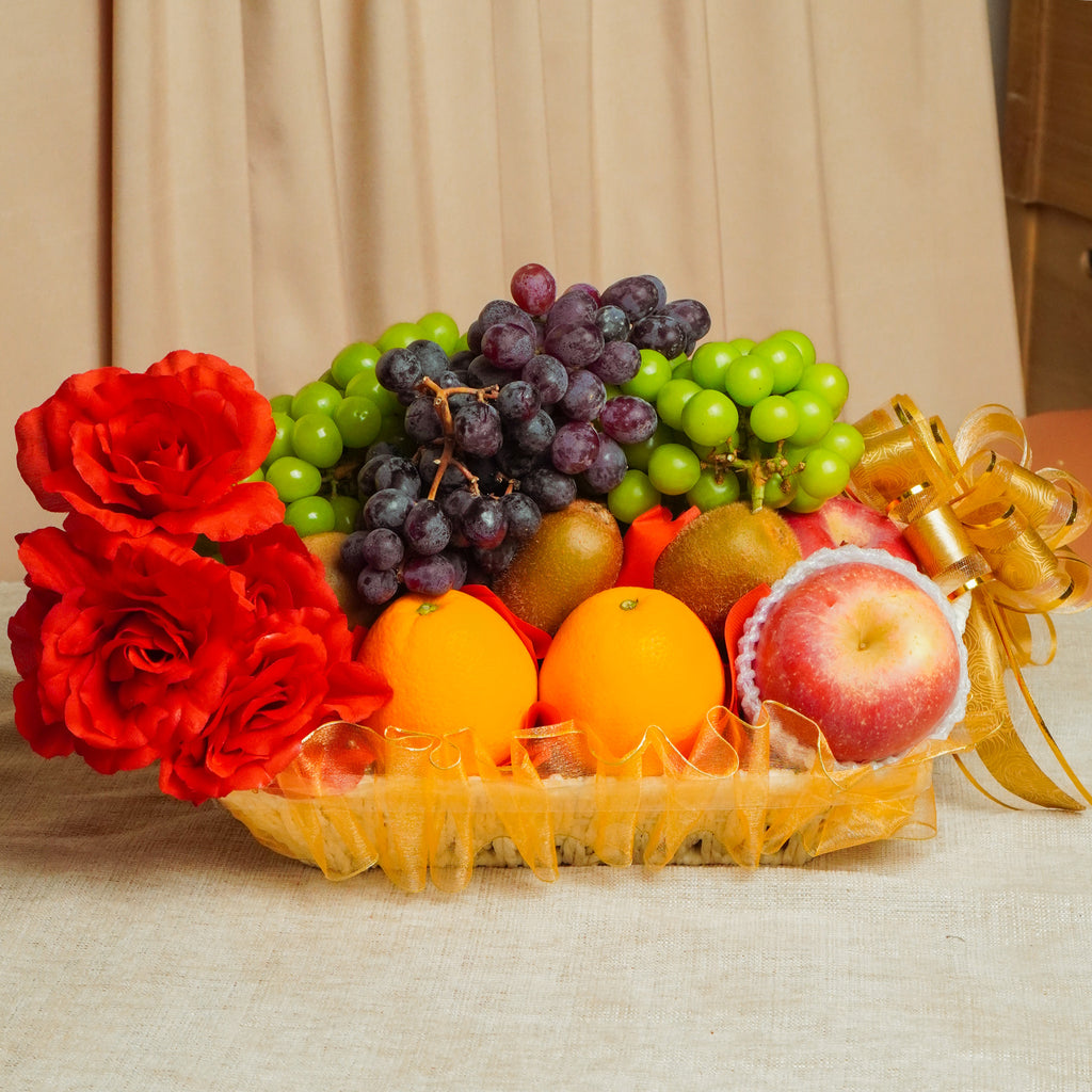 Peacefully Basket Hamper (6 Types of Fruits)-Fruit Gift-MBG Fruit Shop