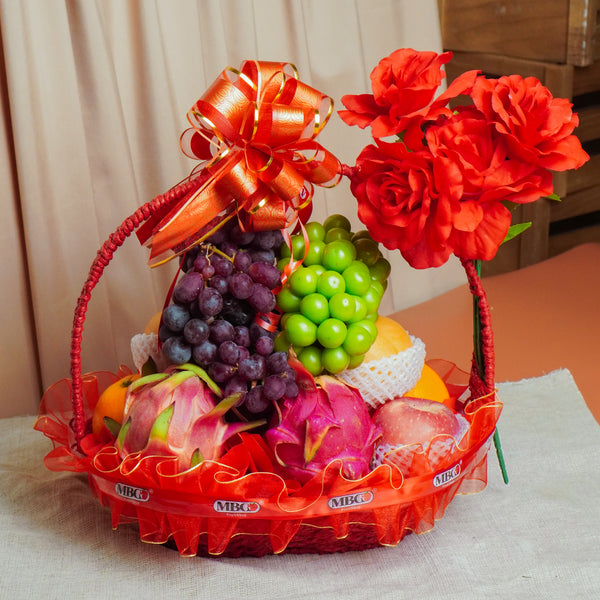 Blessing Fruit Basket - Melody (8 Types of Fruits)-Fruit Basket-MBG Fruit Shop