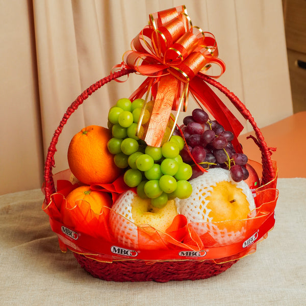 Hello Fruit Basket (7 Types of Fruits)-Fruit Basket-MBG Fruit Shop