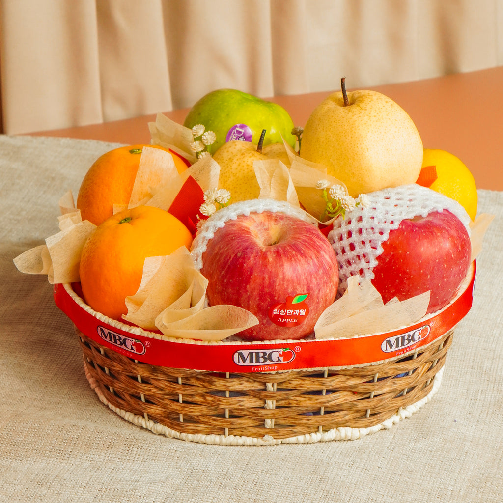 Little Luxuries Fruit Basket (5 Types of Fruits)-Fruit Basket-MBG Fruit Shop