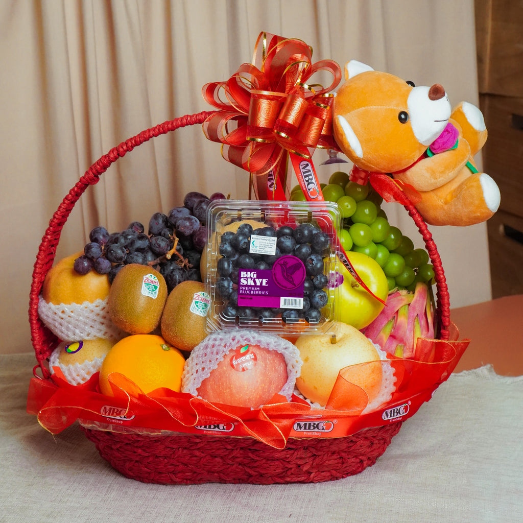 Loving Fruit Basket - Lively (9 Types of Fruits)-Fruit Basket-MBG Fruit Shop