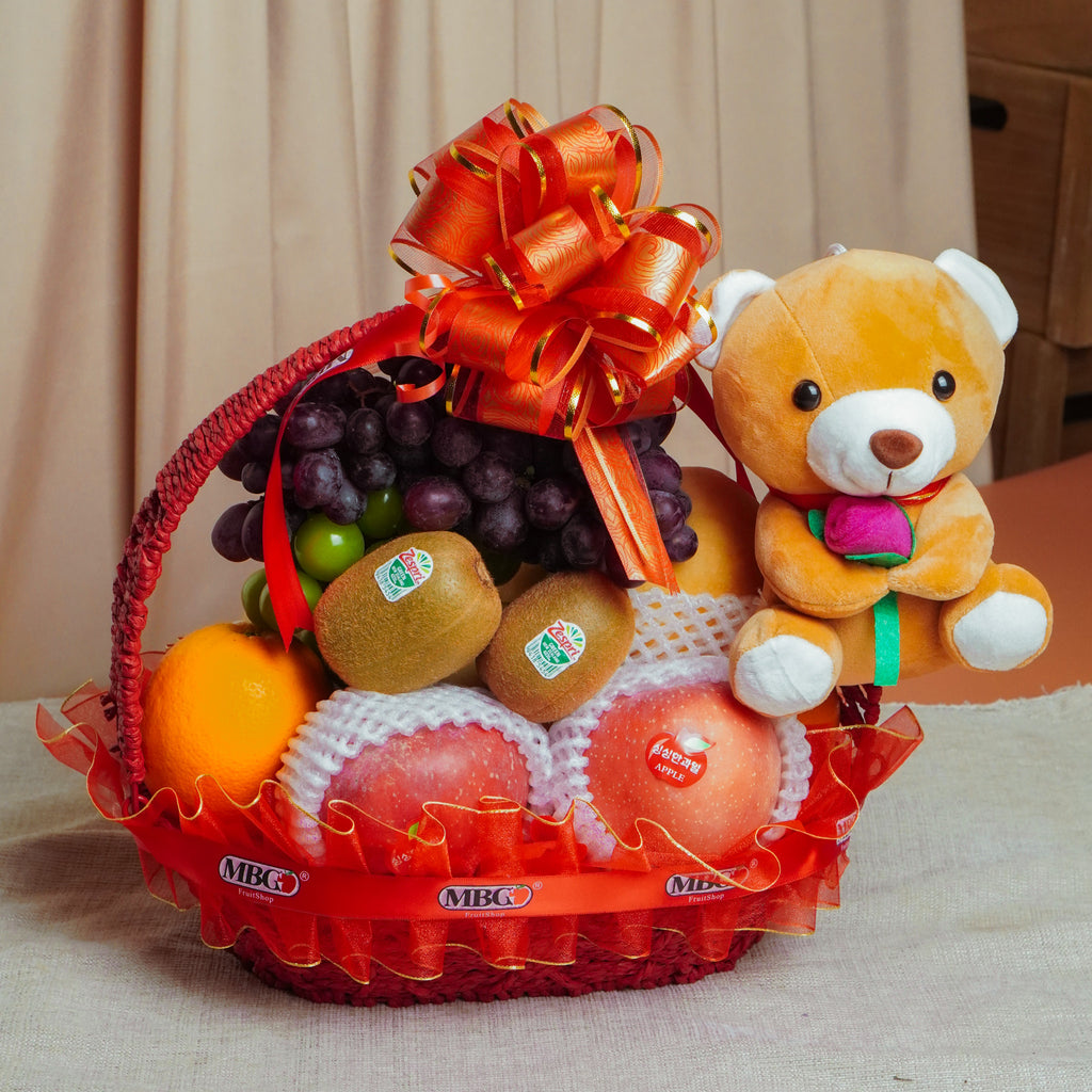 Loving Fruit Basket - Signature (7 Types of Fruits)-Fruit Basket-MBG Fruit Shop