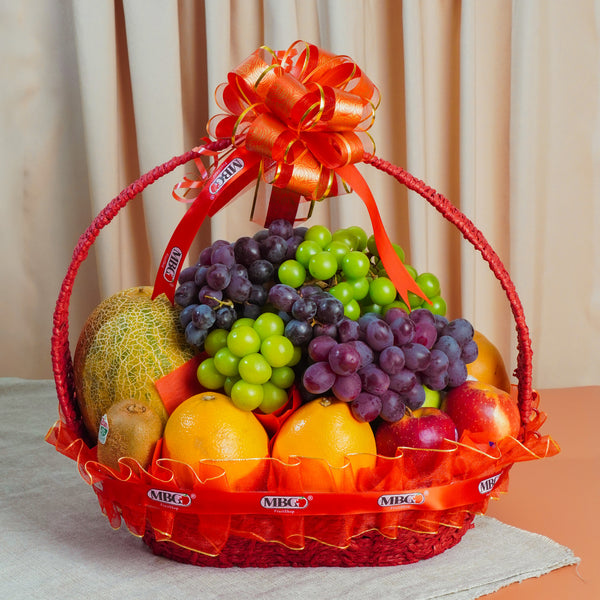 Simple Fruit Basket - Lively (9 Types of Fruits)-Fruit Basket-MBG Fruit Shop