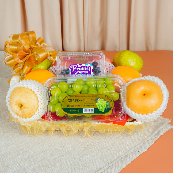 Little Luxuries Fruit Basket (6 Types of Fruits)-Fruit Basket-MBG Fruit Shop