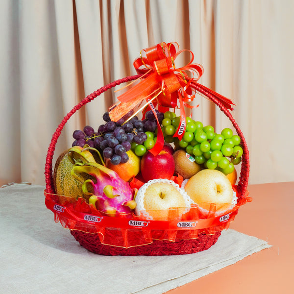 Simple Fruit Basket - Melody (8 Types of Fruits)-Fruit Basket-MBG Fruit Shop