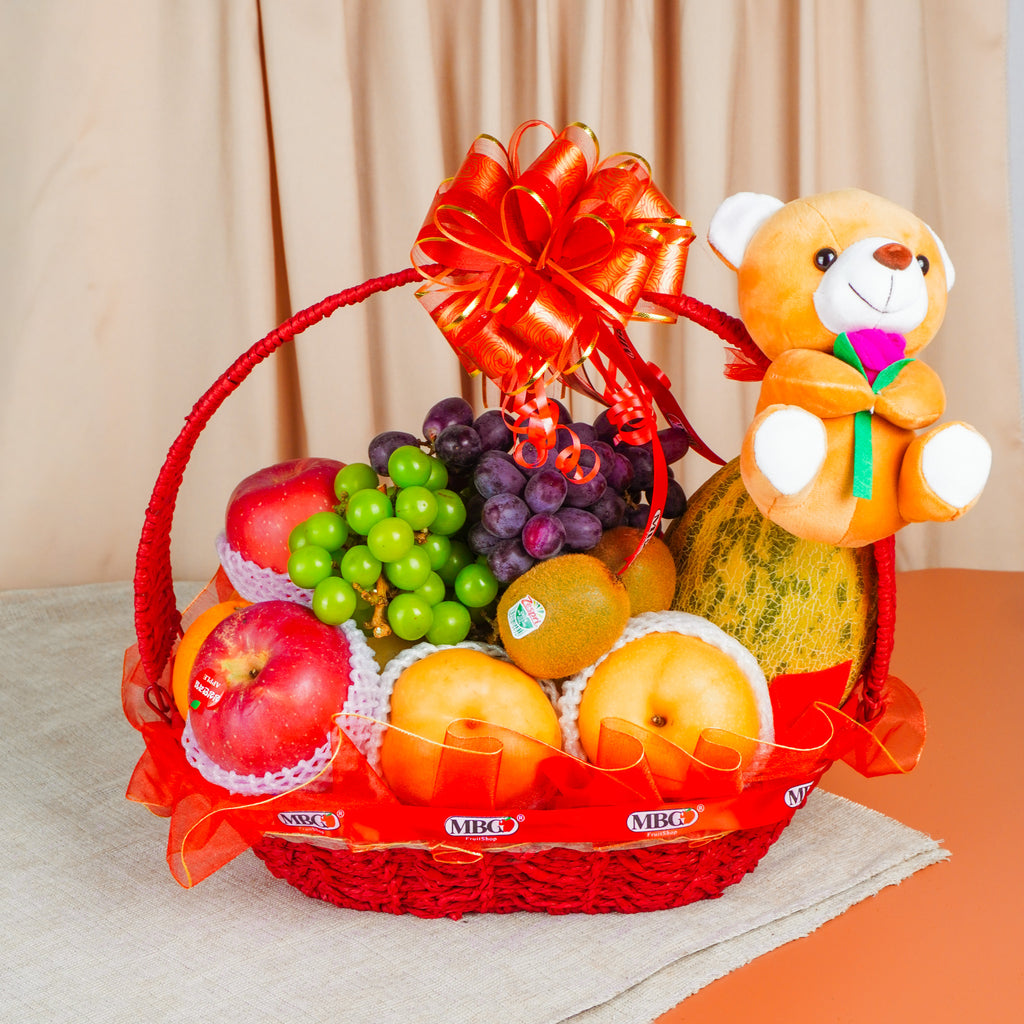 Sweetheart Fruit Basket - Melody (8 Types of Fruits)-Fruit Basket-MBG Fruit Shop