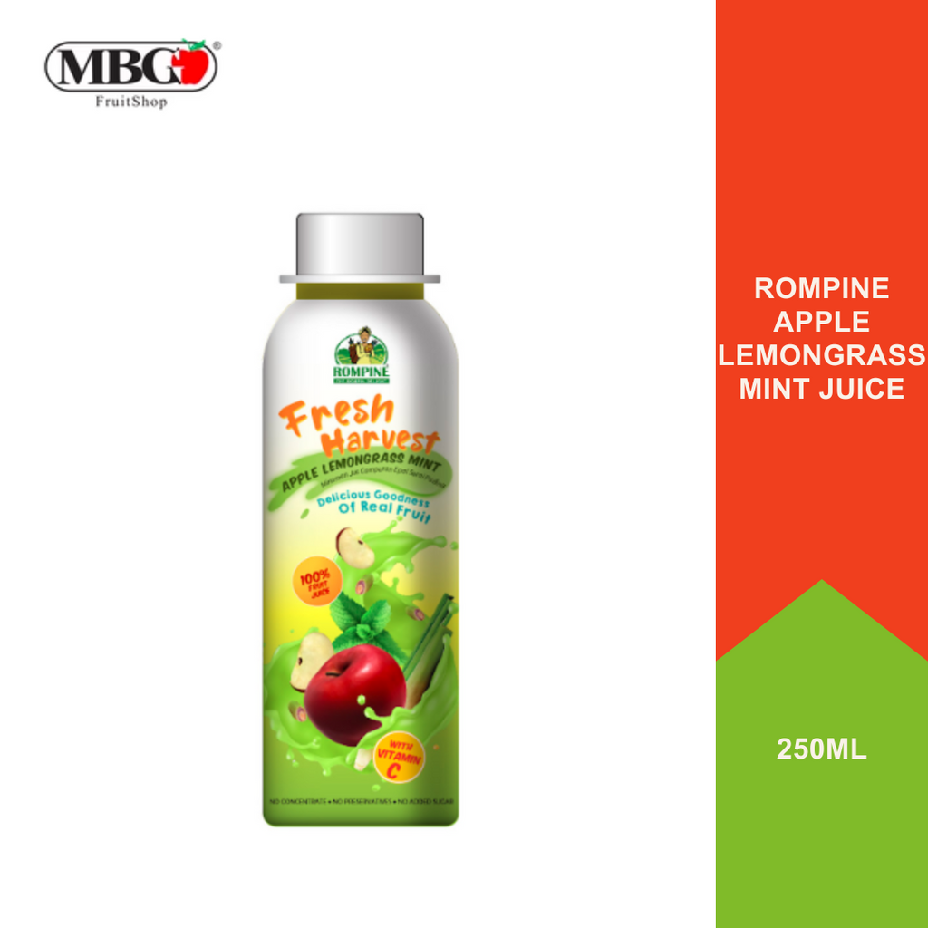 Rompine Apple Lemongrass Mint Juice [250ml/bottle]-MBG Fruit Shop