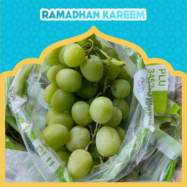 South Africa Autumn Crisp Green Grape XXL [750G/Pack]-Grapes-MBG Fruit Shop
