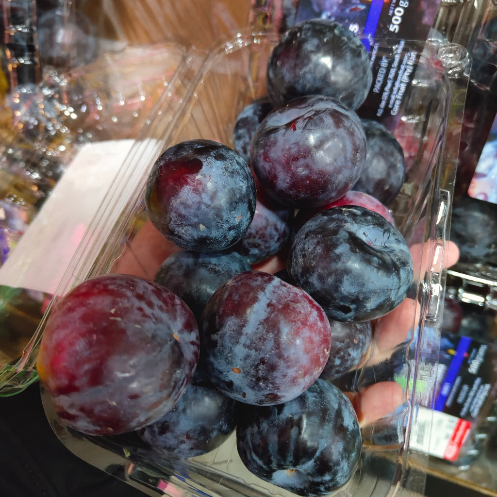 South Africa Black Angeleno Plum [500g/pack]-Stone Fruits-MBG Fruit Shop