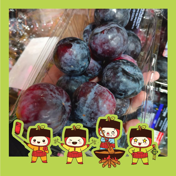 South Africa Black Angeleno Plum [500g/pack]-Stone Fruits-MBG Fruit Shop