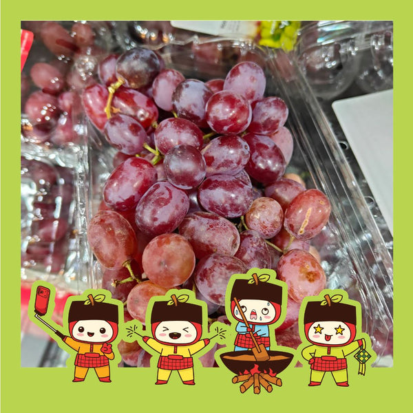 South Africa Crimson Seedless Grapes [500G/Pack]-Grapes-MBG Fruit Shop