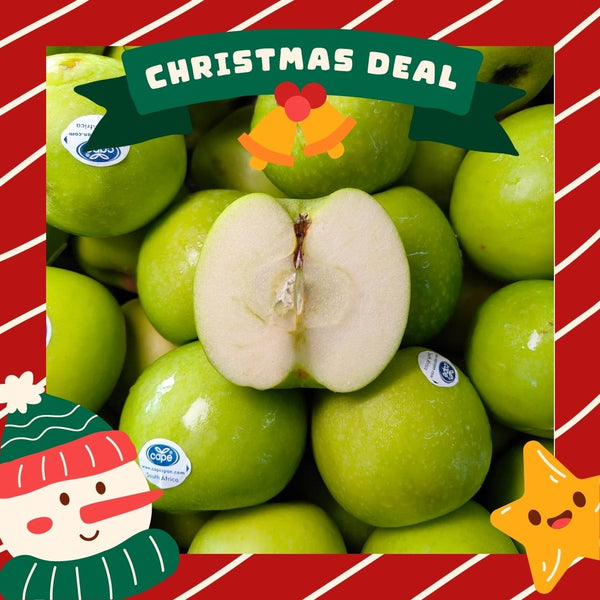 South Africa Granny Smith Apple (M) [6 Pcs]-Apples Pears-MBG Fruit Shop