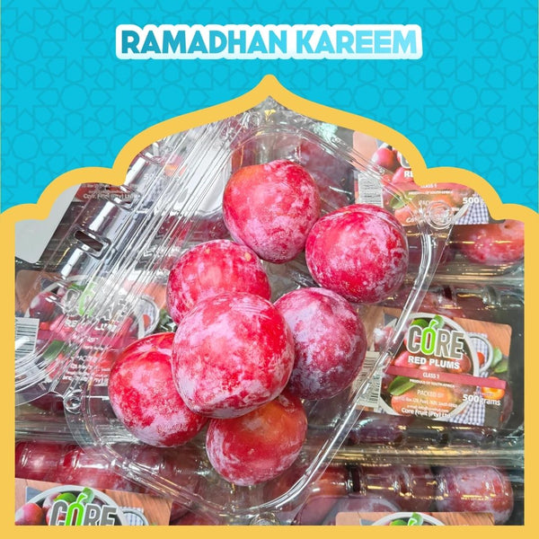 South Africa Red Plum (M) [500G/Pack]-Stone Fruits-MBG Fruit Shop
