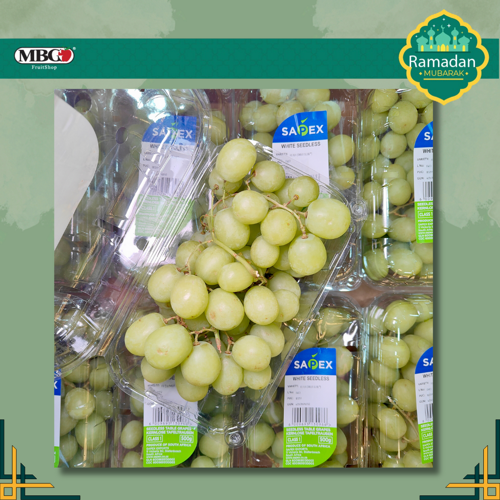 South Africa Sweet Globe Grape [500G/Pack]-Grapes-MBG Fruit Shop