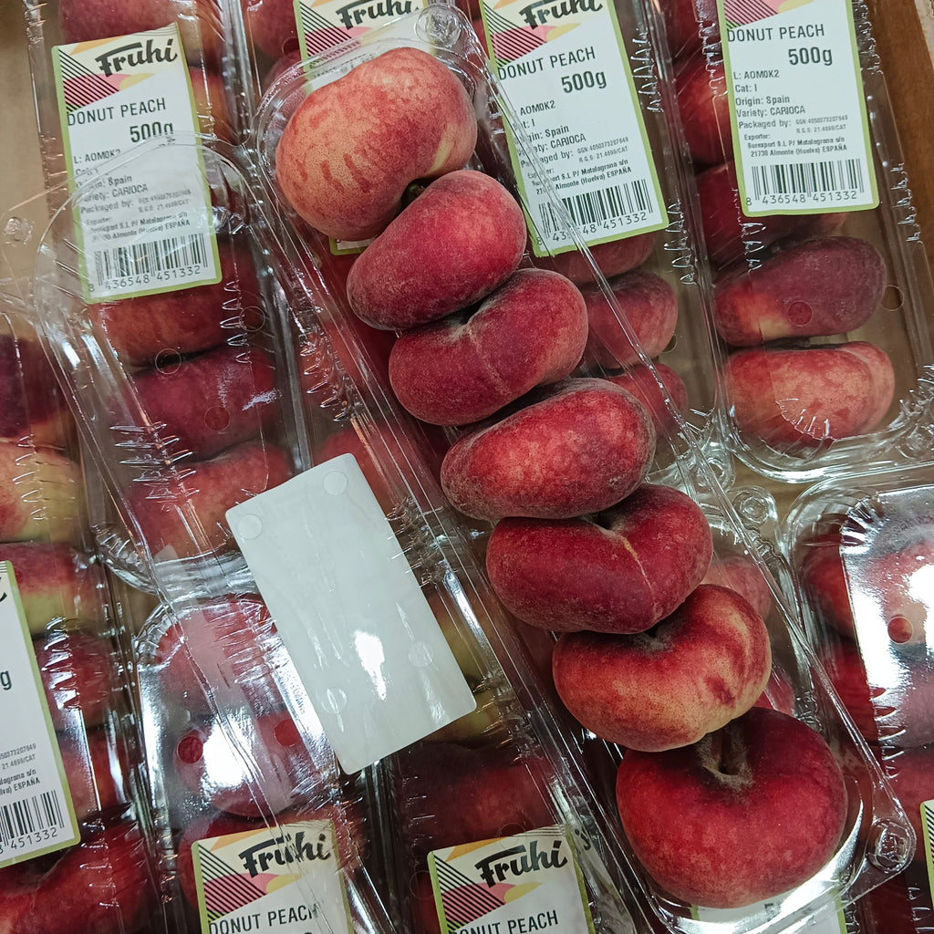 Spain Donut Peach [500G]-Stone Fruits-MBG Fruit Shop