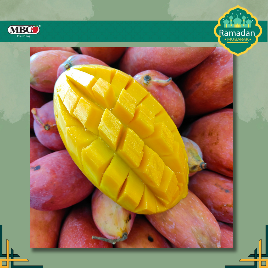 Thailand Aiwen Mango [+/-1.2Kg]-Exotic Fruits-MBG Fruit Shop