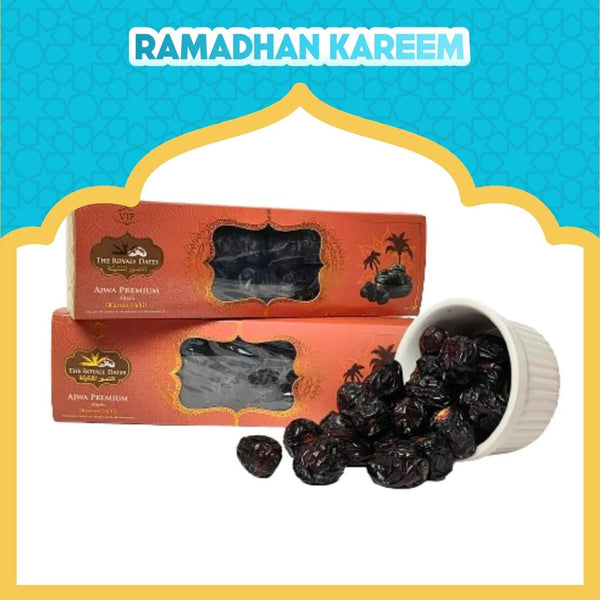The Royal Dates Ajwa Premium Aliyah (Red Box/Kurma Nabi)-Dates-MBG Fruit Shop