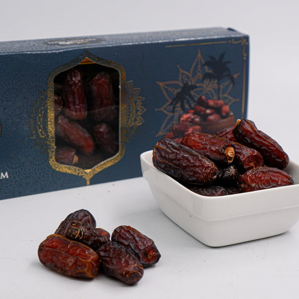 The Royal Mariami Dates - Dark Blue Box [1kg/Pack]-Dates-MBG Fruit Shop
