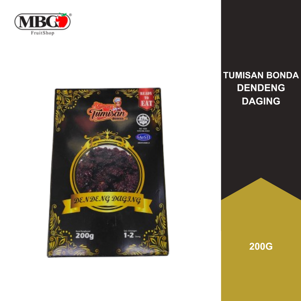 Tumisan Bonda Dendeng Daging [200G]-Ready To Eat-MBG Fruit Shop