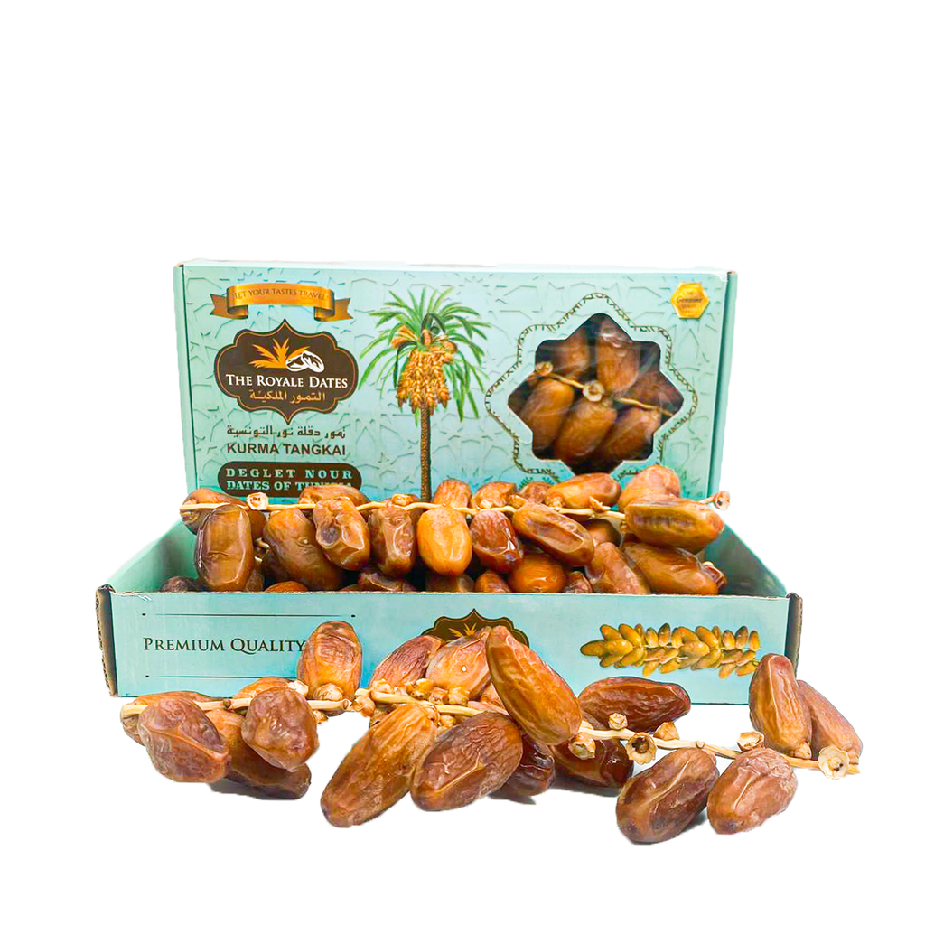 Tunisia Deglet Nour Dates (Kurma Tangkai) [400G/Pack]-Dates-MBG Fruit Shop