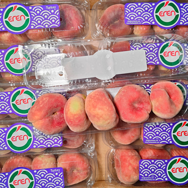 Turkiye Flat Peach [500G]-Stone Fruits-MBG Fruit Shop