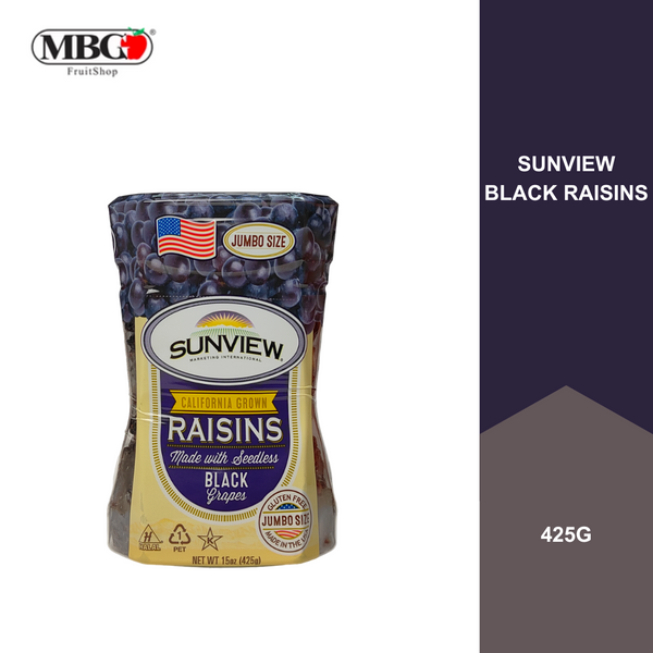 USA Sunview Black Raisins [425G]-Others-MBG Fruit Shop
