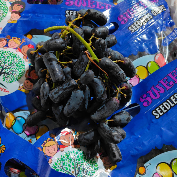USA Sweet Sapphire Grape [500G/Pack]-Grapes-MBG Fruit Shop
