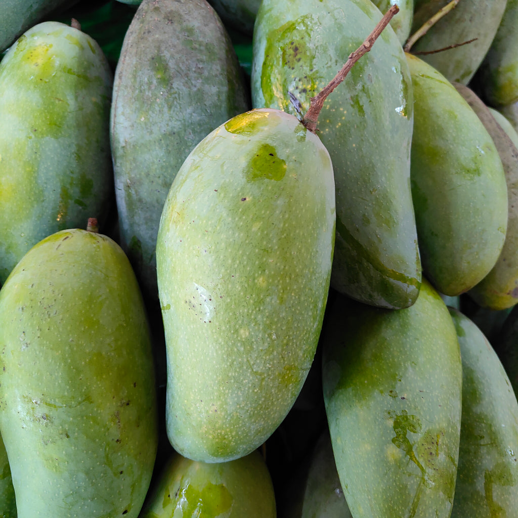 Thailand Kim Ling Green Mango (+/-1.5Kg)-Exotic Fruits-MBG Fruit Shop