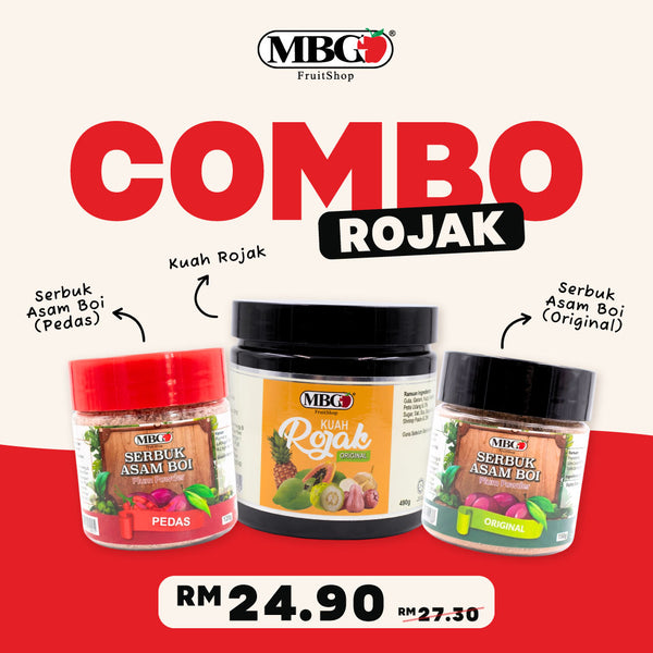 SET COMBO: MBG Kuah Rojak, MBG Asam Boi (Ori & Spicy)