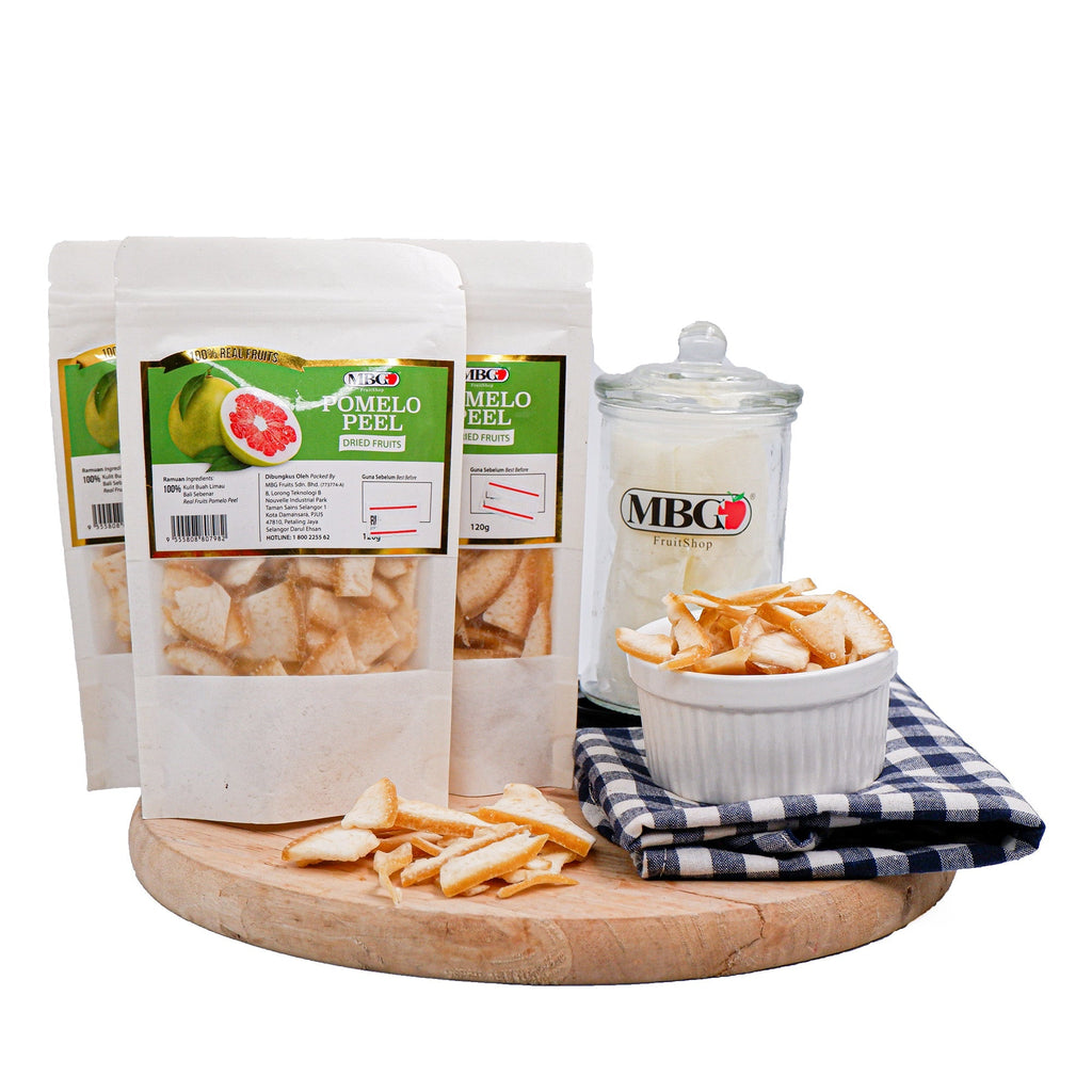 1 Pack x MBG Dried Pomelo (120g/Pack)-Dry Product-MBG Fruit Shop